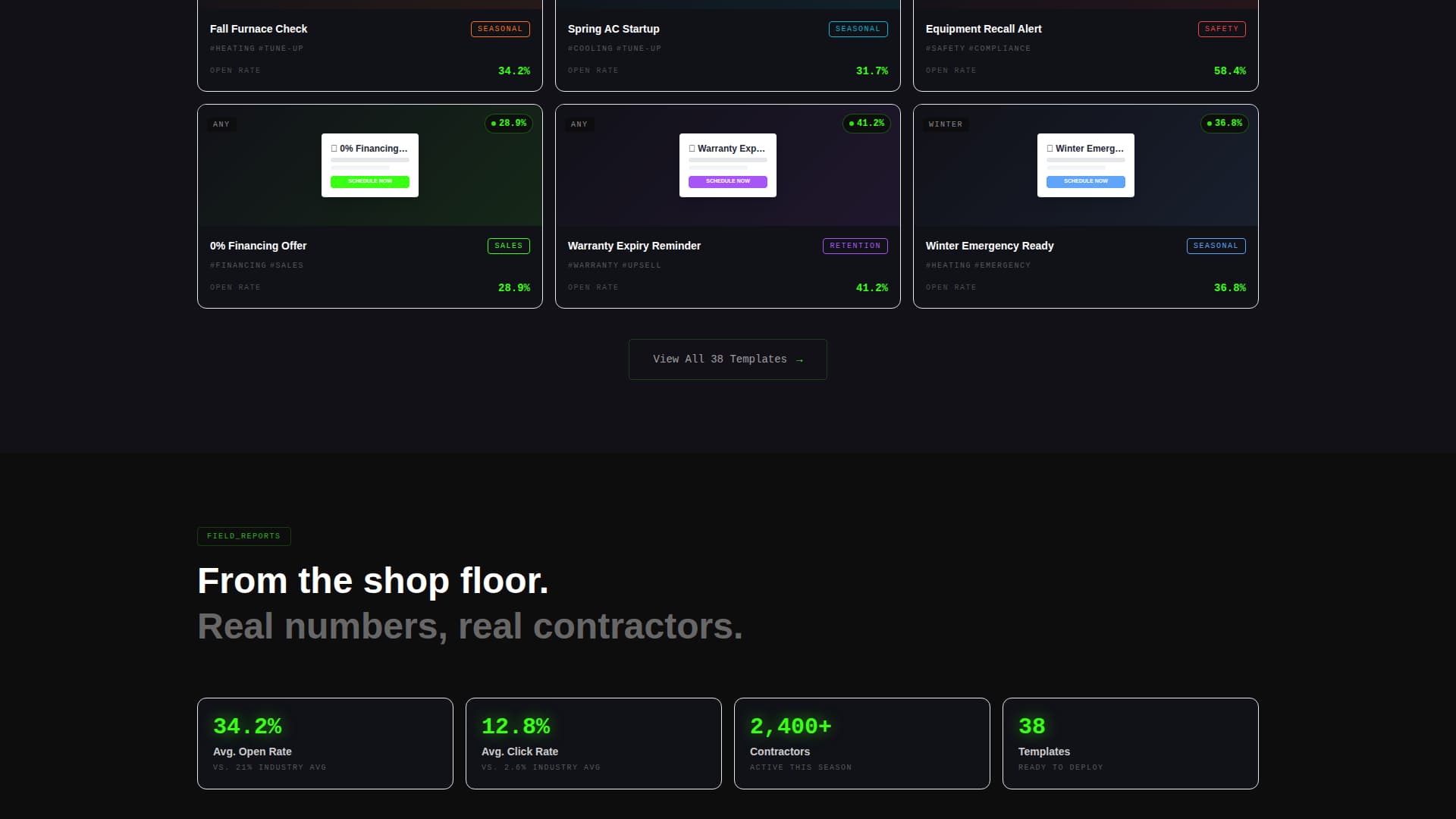 Thermostat - Powerful HVAC Landing Page Template