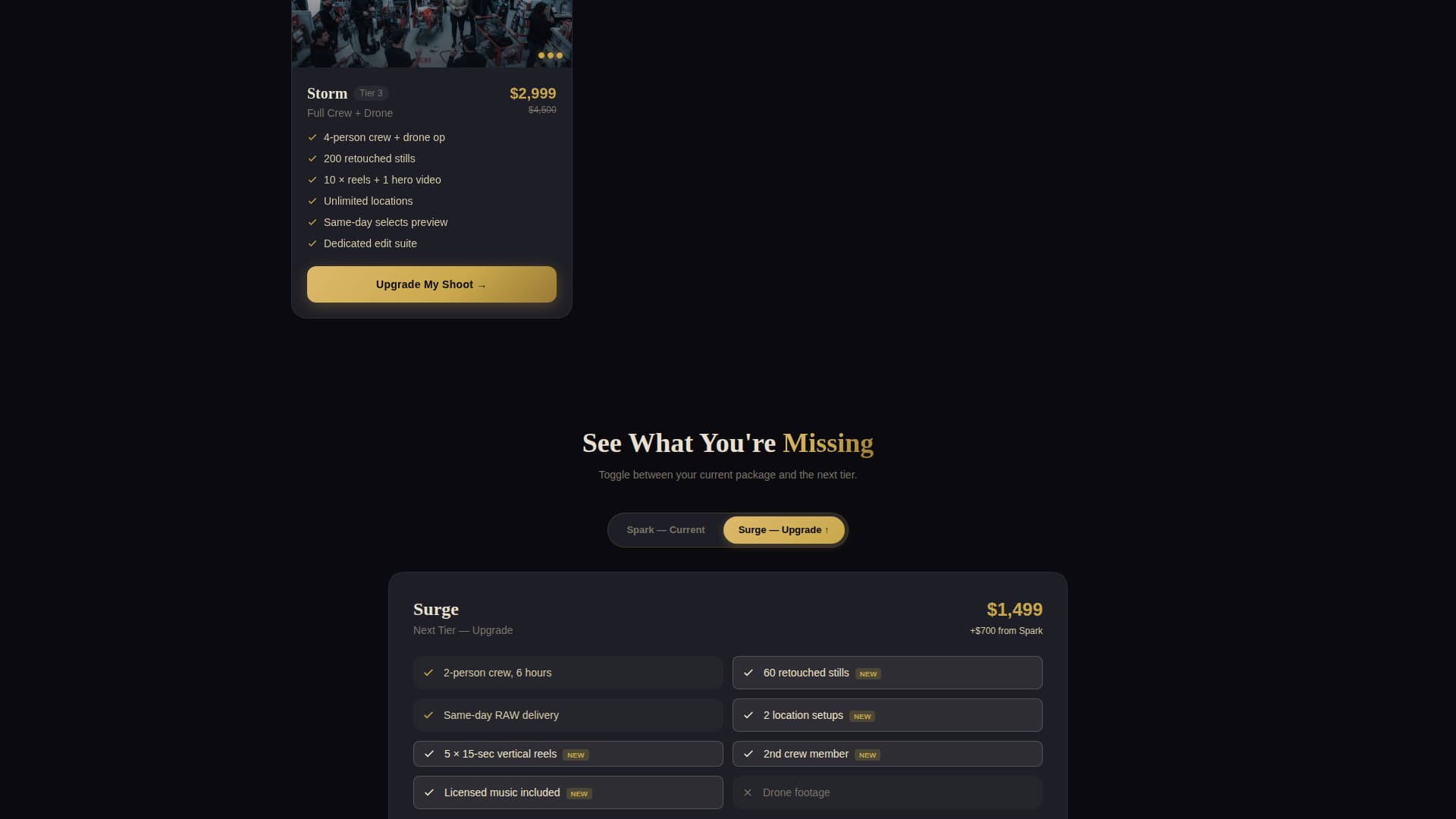 Flash - Cinematic Blackfriday Landing Page Template