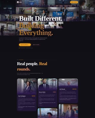 Uplink - Vibrant Blackownedtech Landing Page Template
