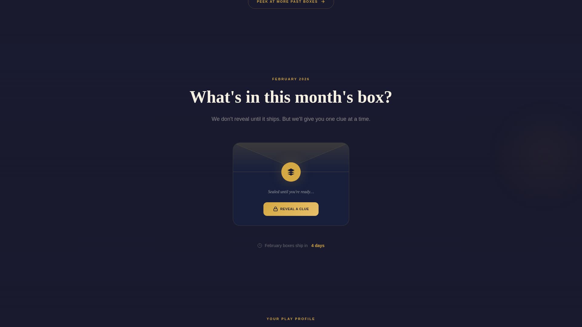 Subscription Box Services Pricing & Packages Website Template