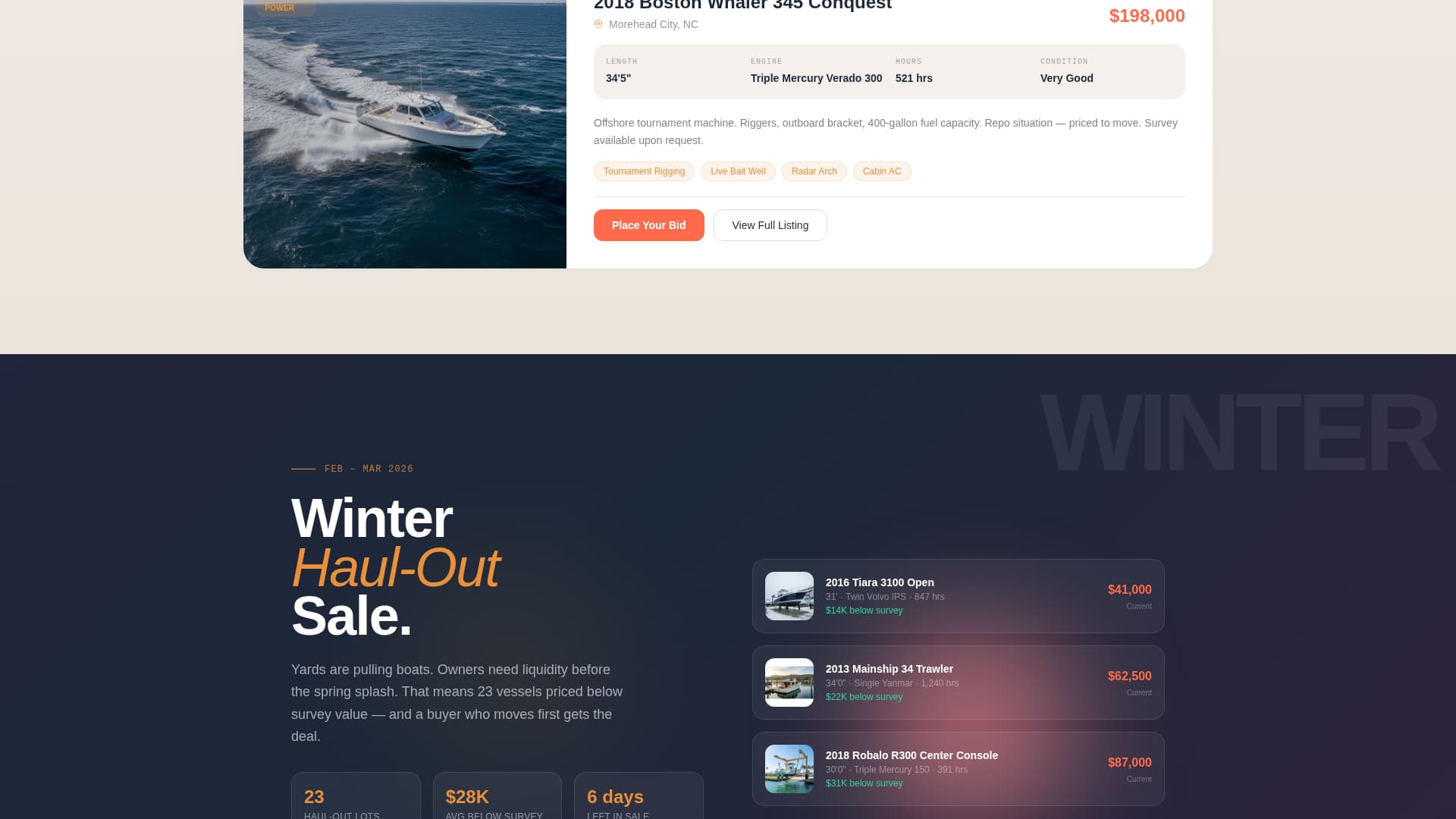 Specialist Auction Platforms & Types Pre-Launch & Coming Soon Website Template
