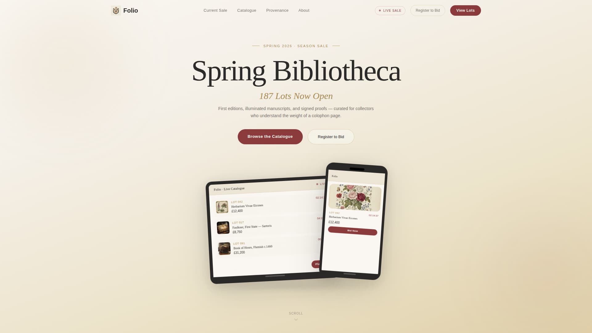 Specialist Auction Platforms & Types Professional Website Template