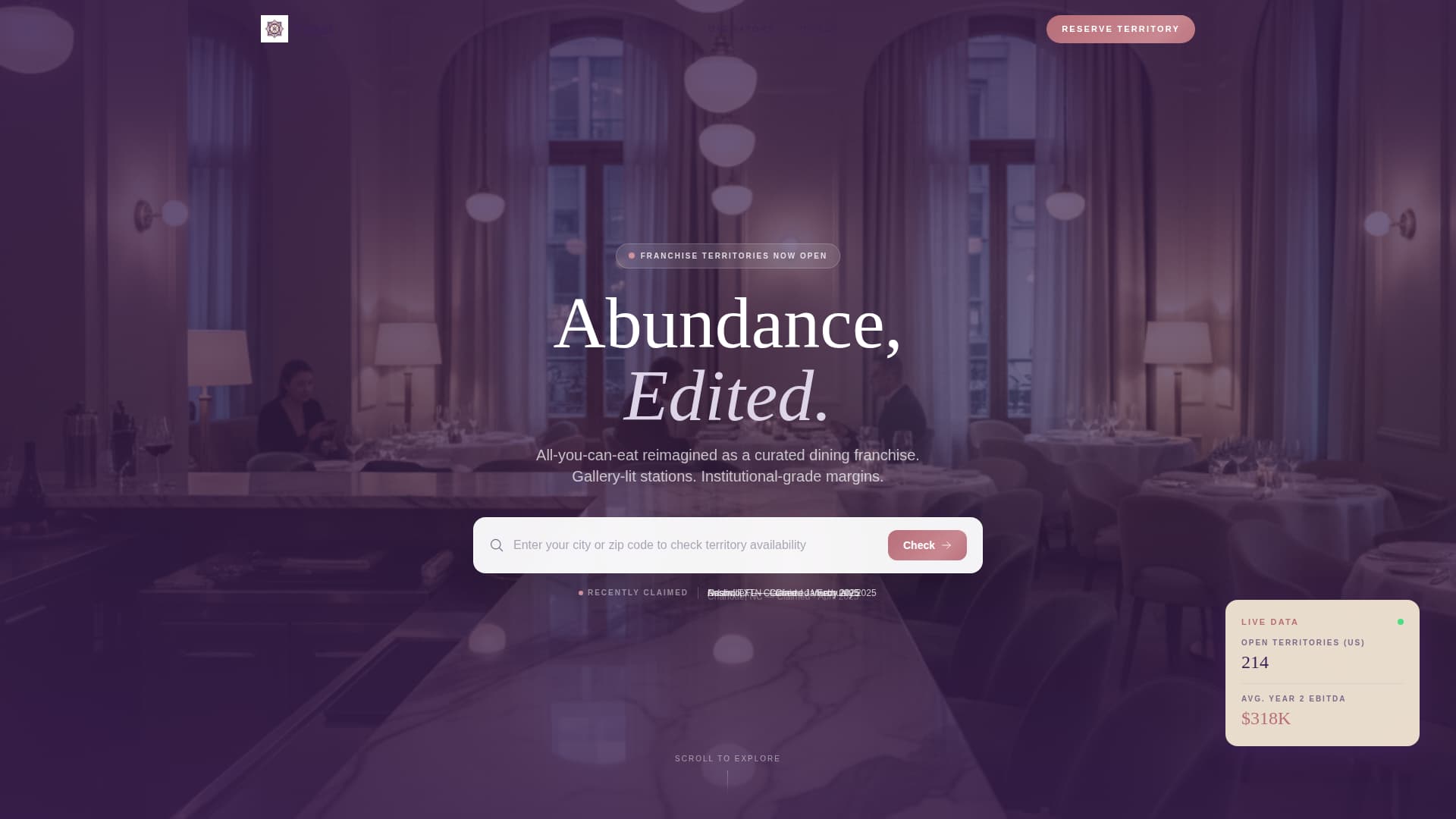 Asian — Contemporary Cuisine Landing Page Template