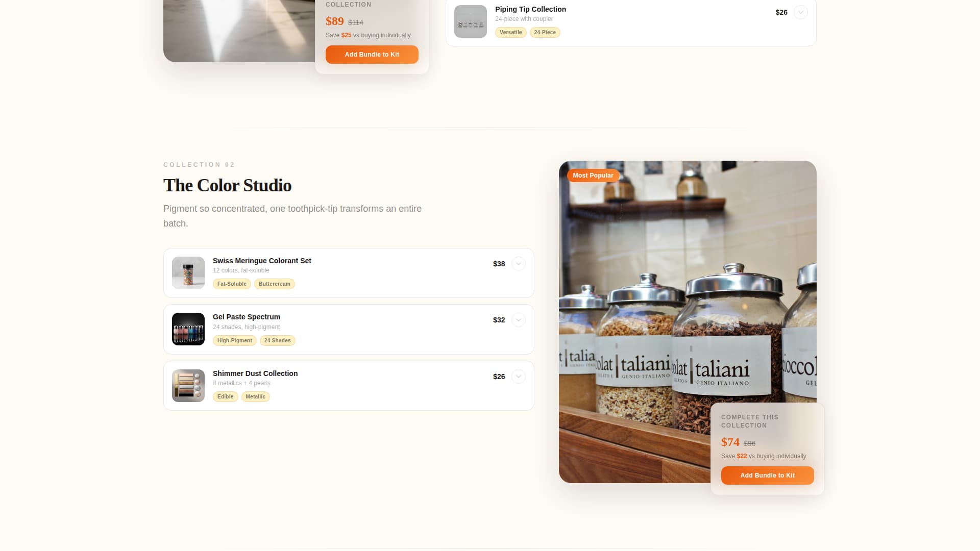 Advanced Hobby & Passion Supplies Portfolio & Case Study Website Template