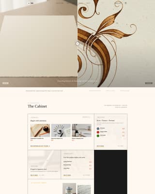 Nib - Artisan Calligraphy Landing Page Template