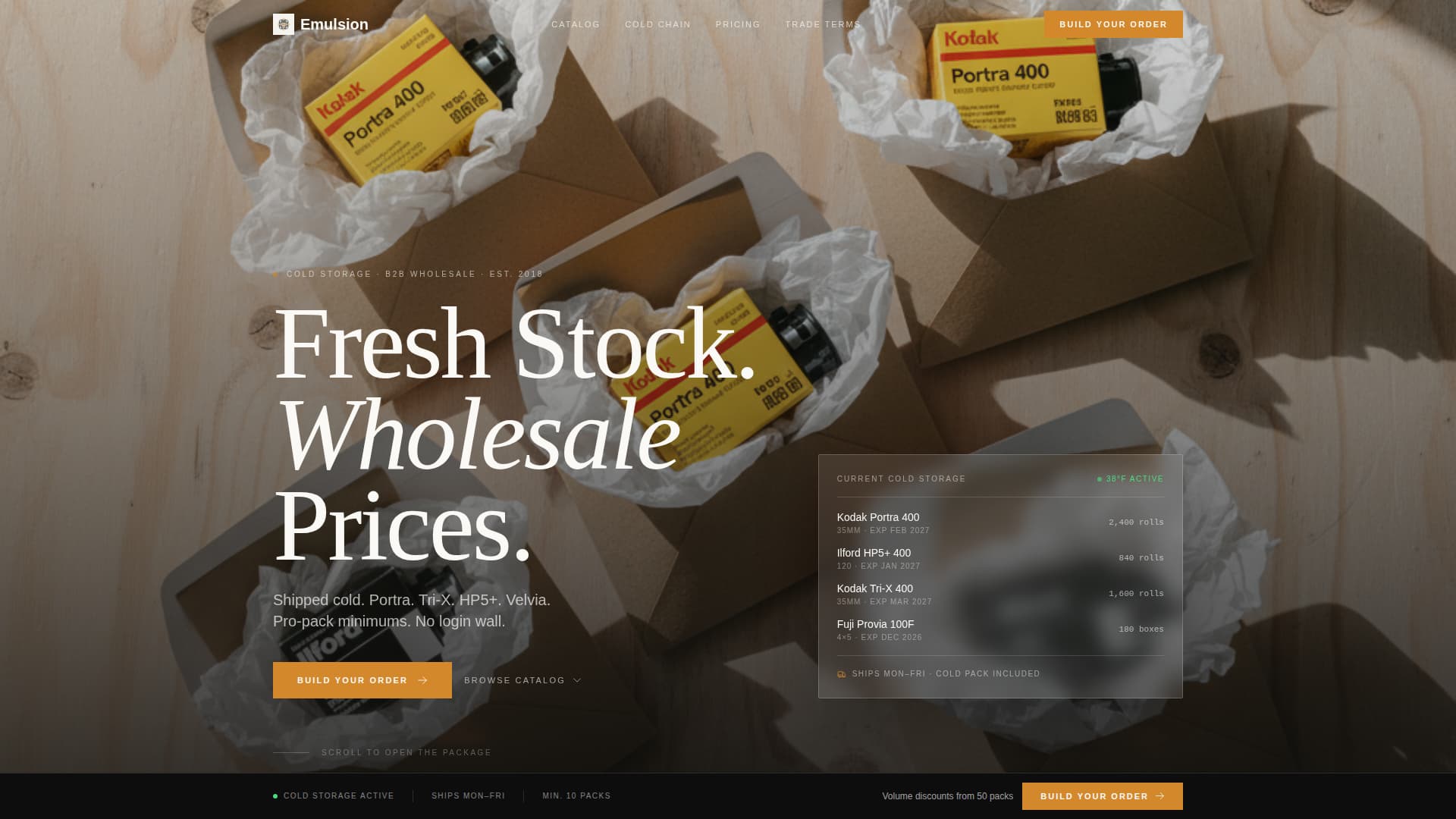 Preserve — Coldchain Temperature Control Landing Page Template