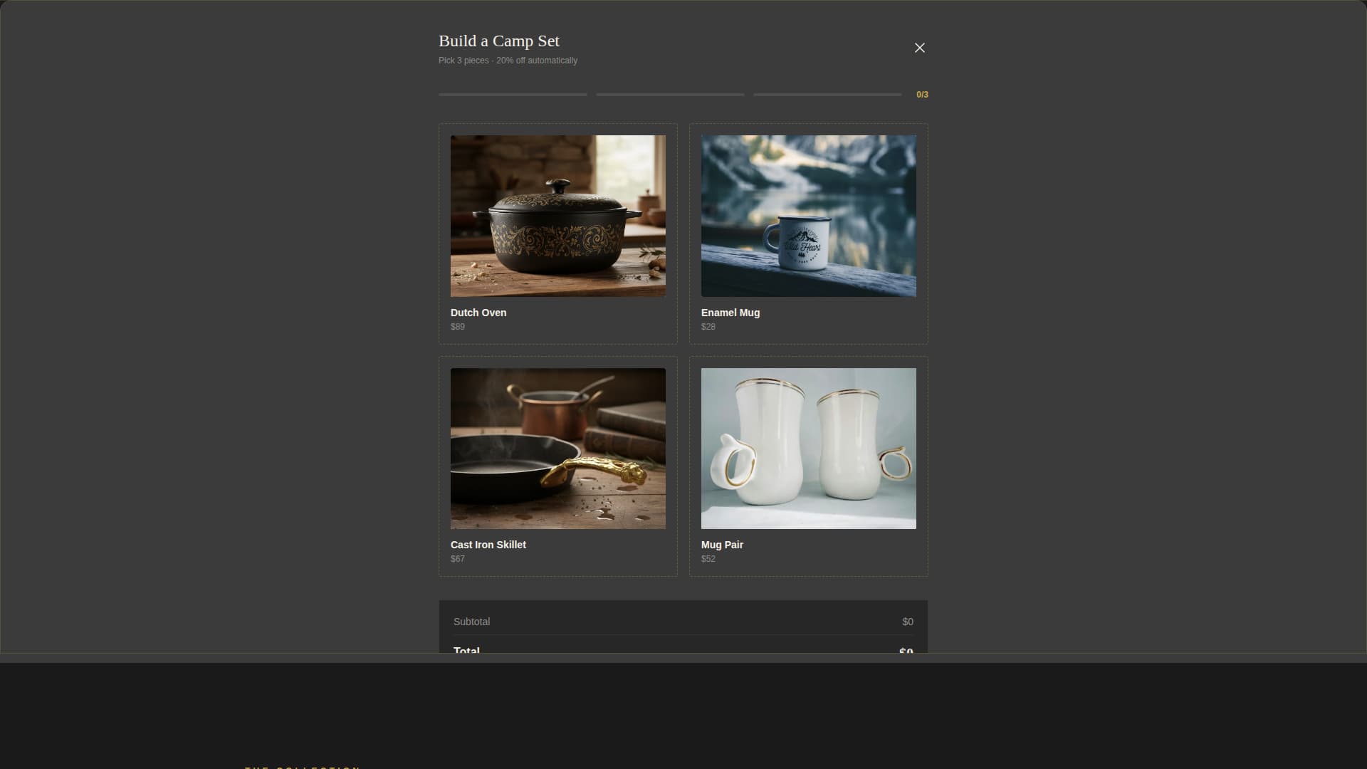 Basecamp — Durable Kitchenware Landing Page Template