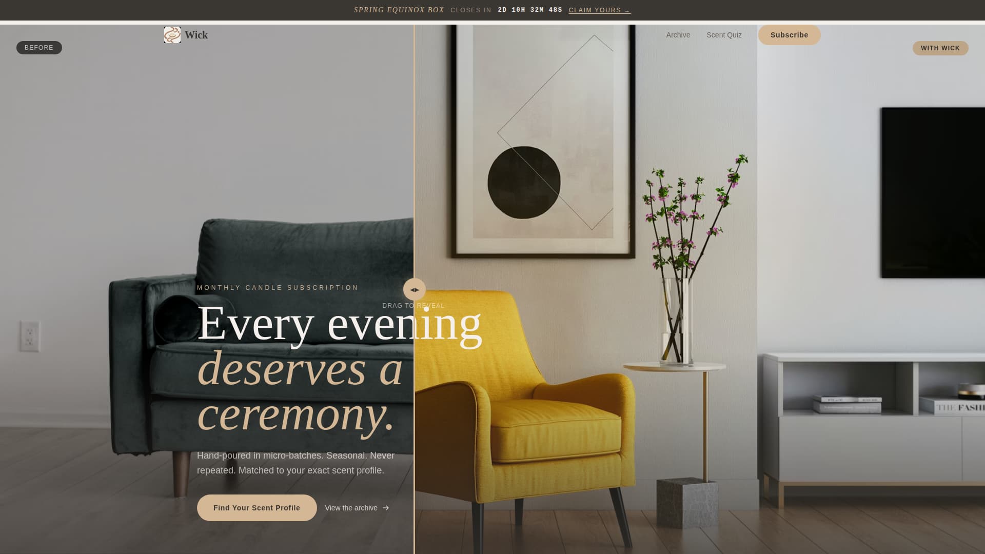 Advanced Subscription Box Services Professional Website Template