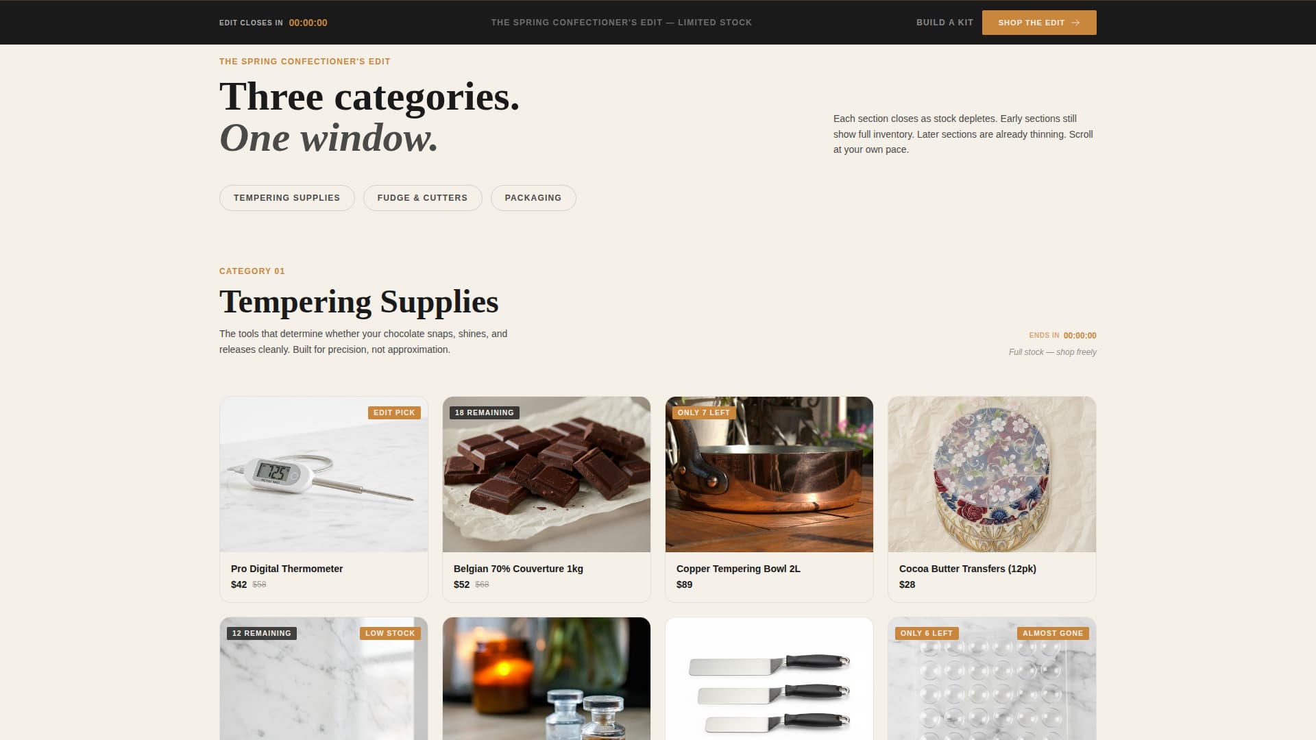Complete Hobby & Passion Supplies Pre-Launch & Coming Soon Website Template