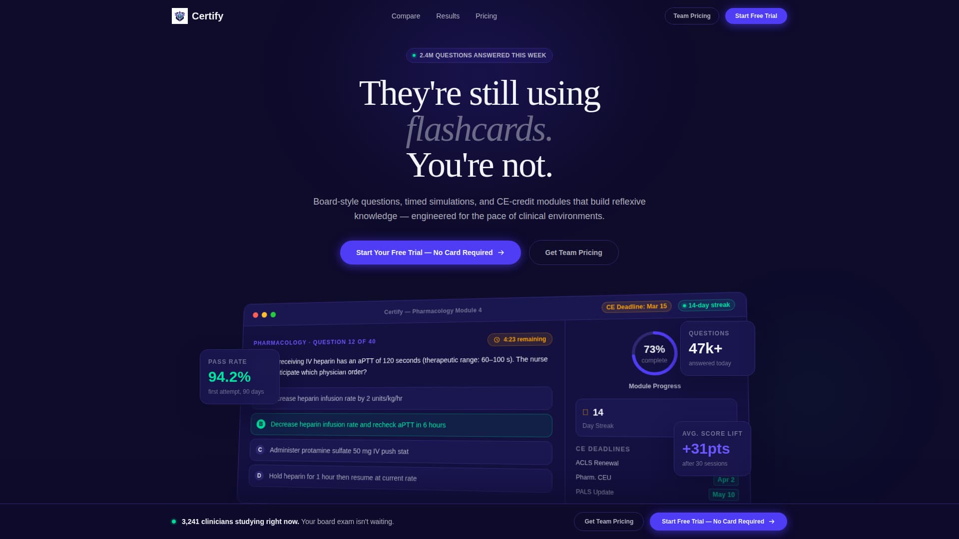 Healthcare Digital Presence Education Website Template