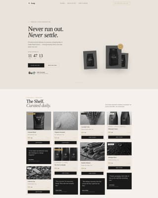 Complete Subscription Box Services Professional Website Template