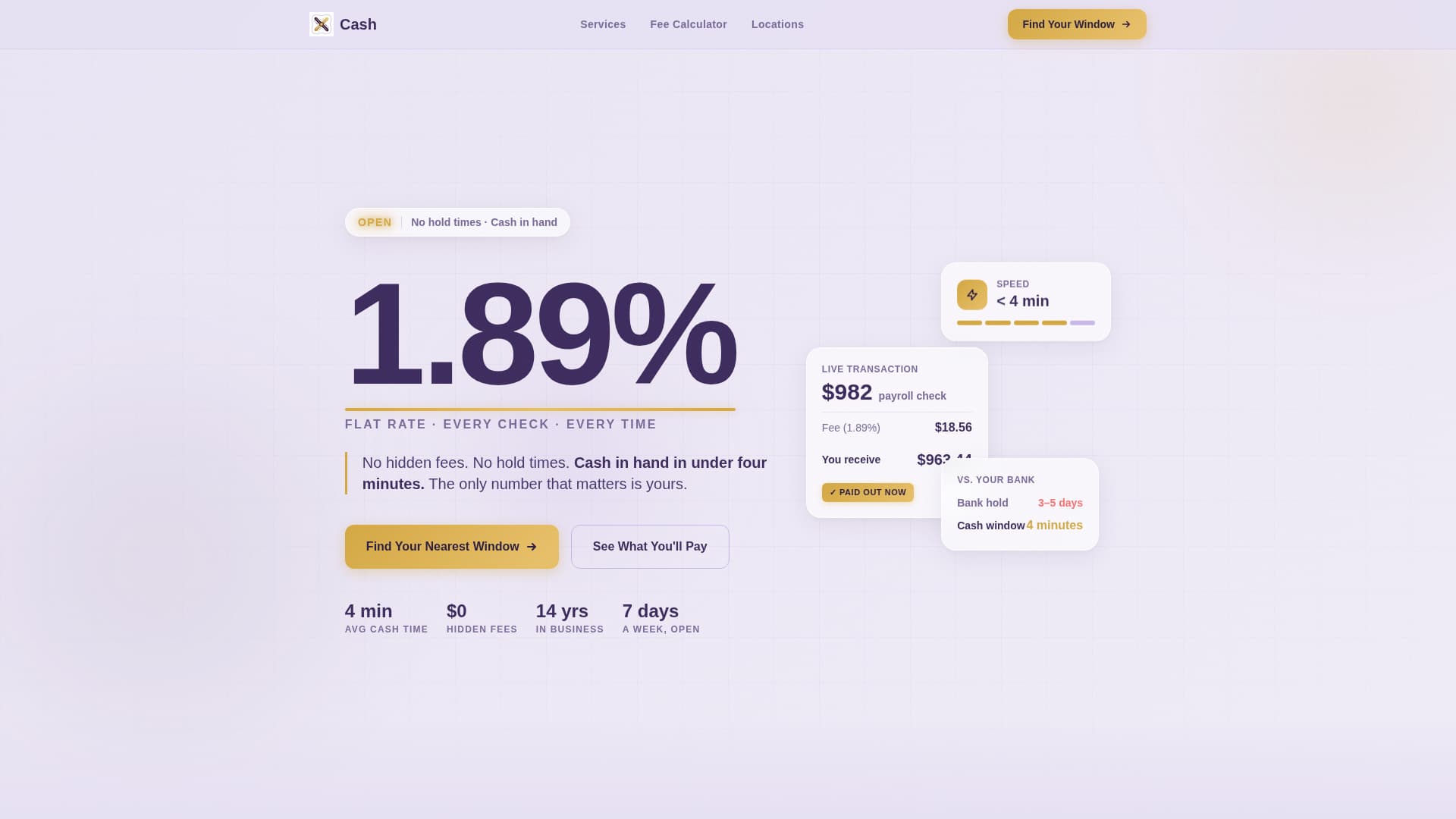 Local Brick & Mortar Business Pricing & Packages Website Template