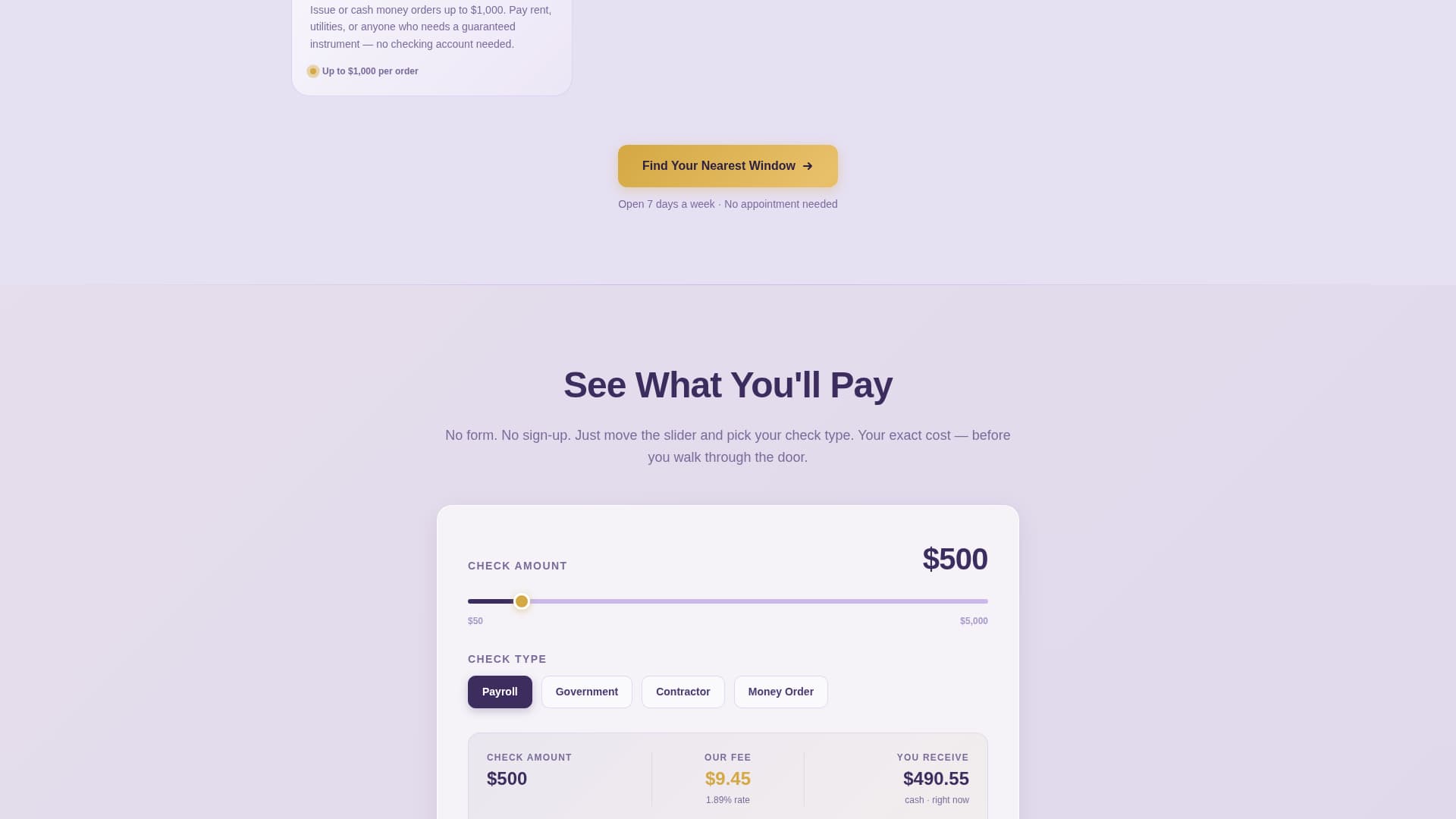 Local Brick & Mortar Business Pricing & Packages Website Template