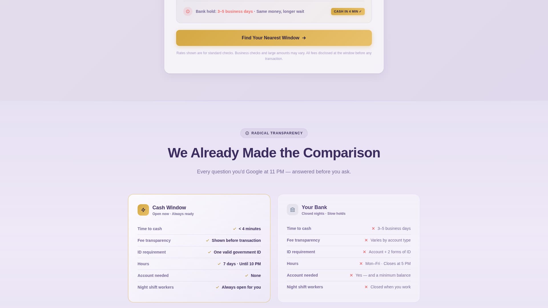 Local Brick & Mortar Business Pricing & Packages Website Template