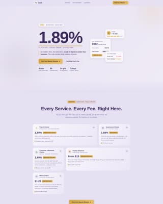 Local Brick & Mortar Business Pricing & Packages Website Template