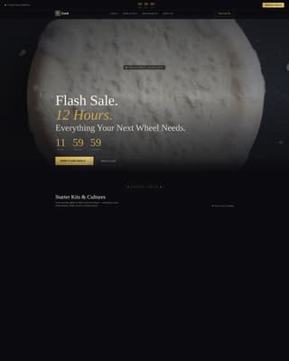 Hobby & Passion Supplies Pre-Launch & Coming Soon Website Template