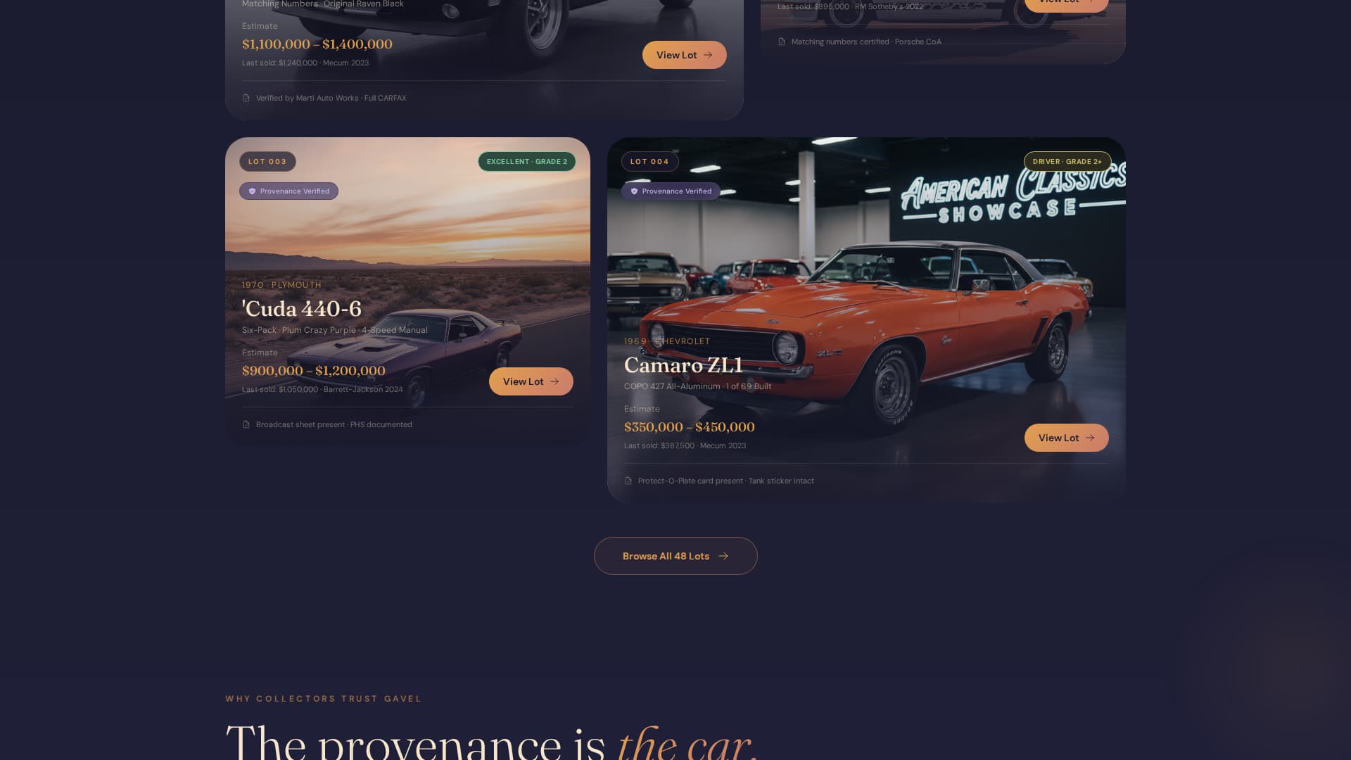 Auction Platforms & Types Portfolio & Case Study Website Template