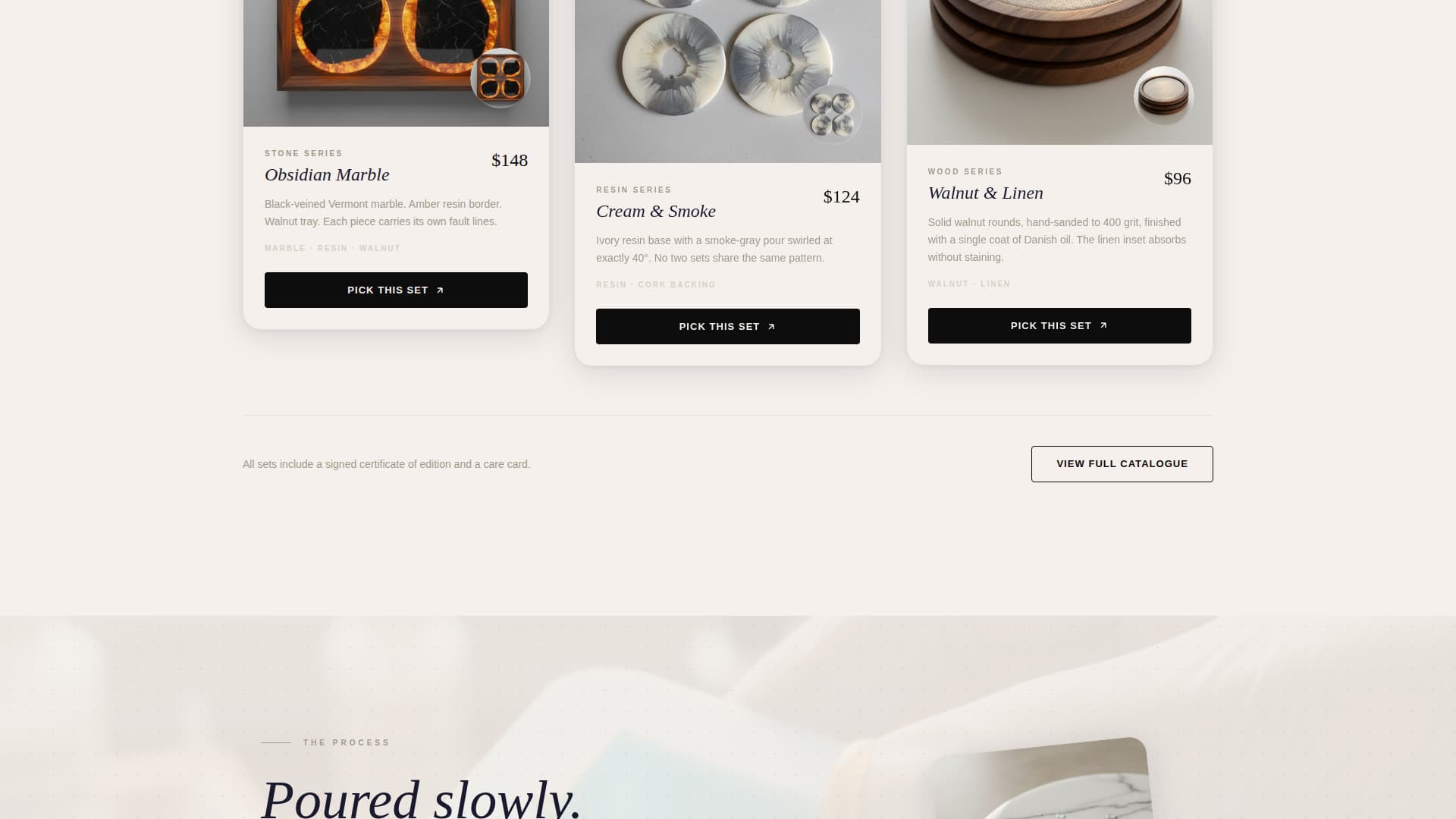 Specialist Coasters & Barware Store Professional Website Template