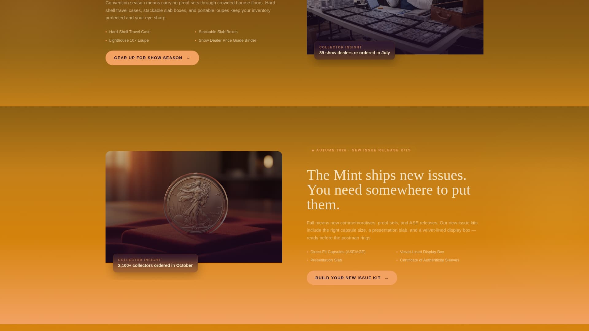 Advanced Coin & Numismatics Professional Website Template