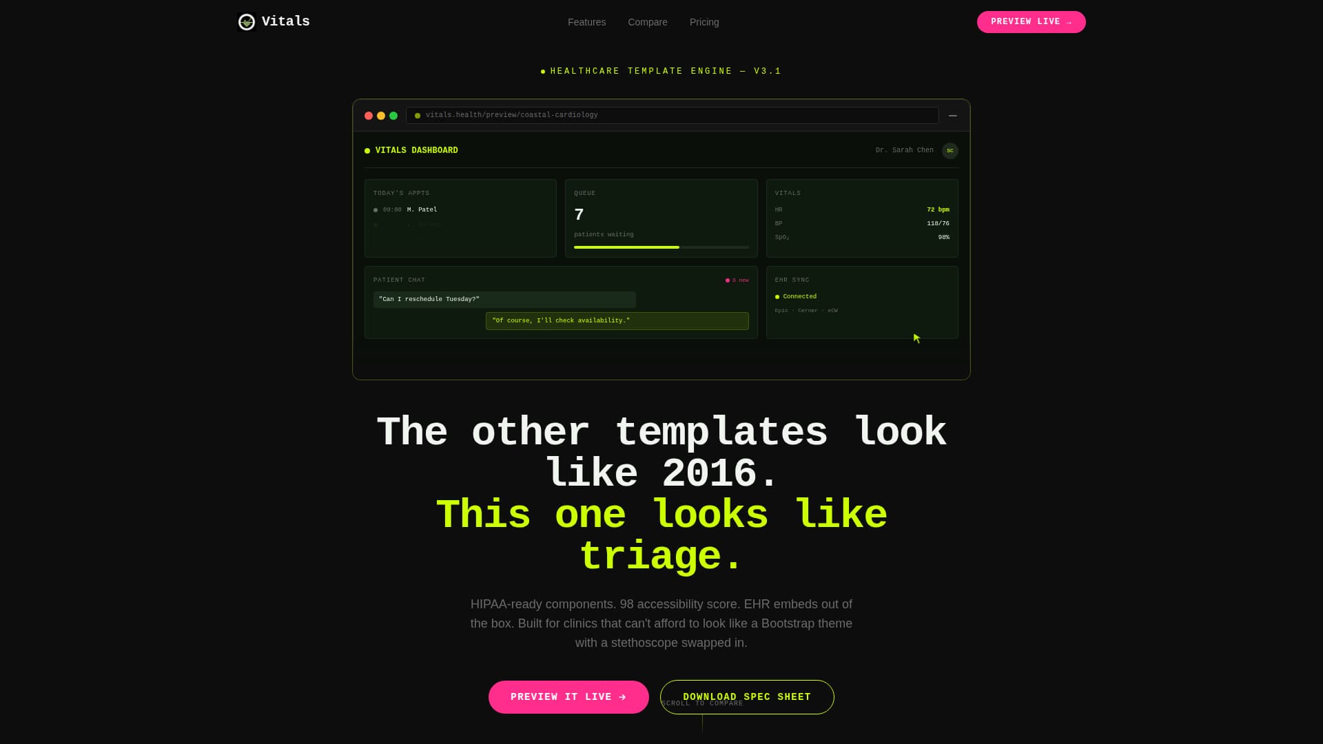 Healthcare Digital Presence Specialist Professional Website Template