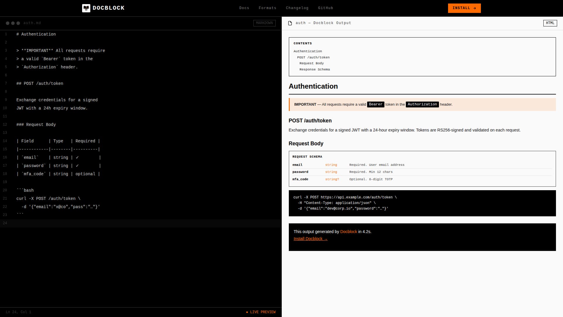 Accessibility Documentation Professional Website Template