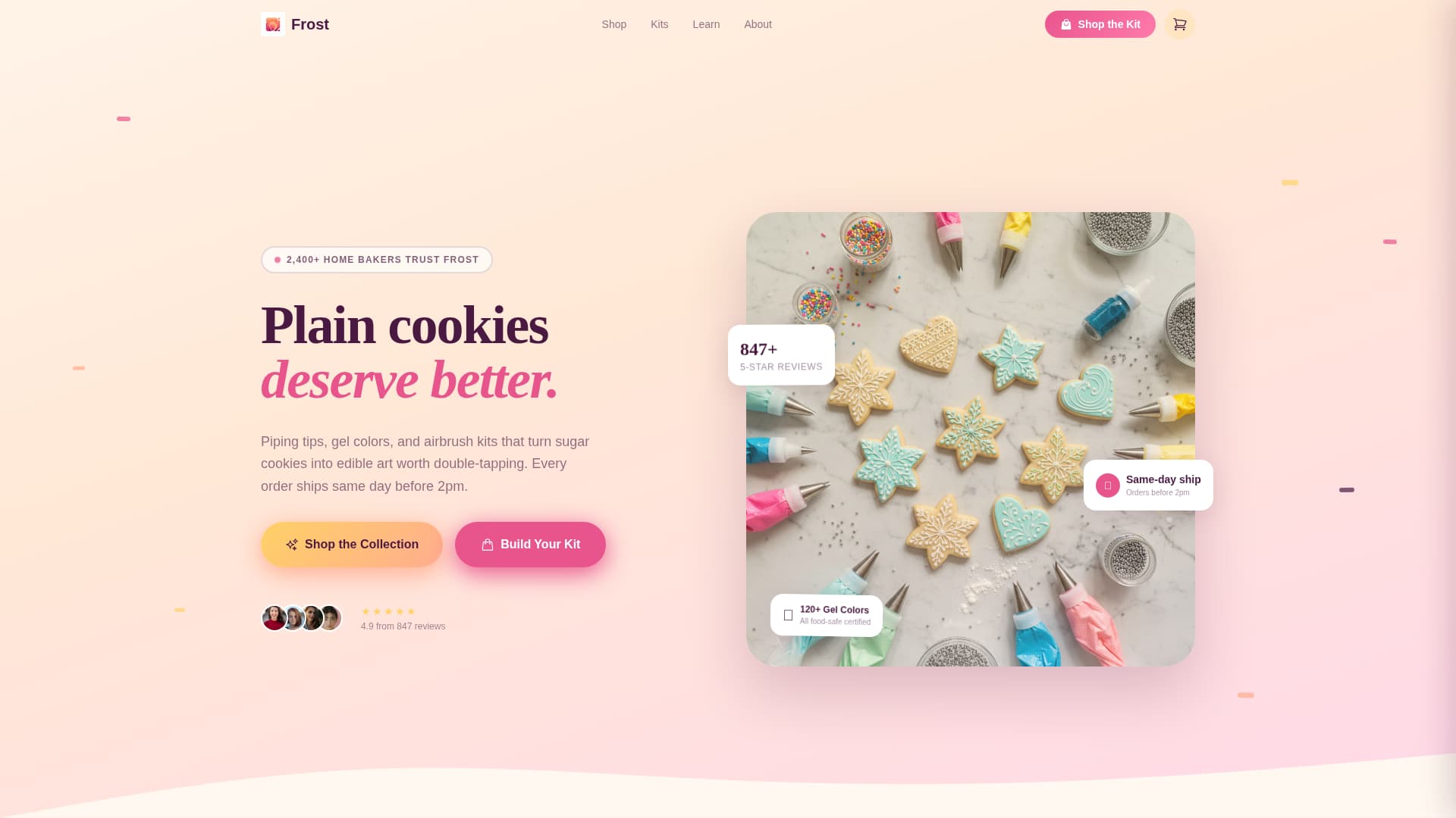 Hobby & Passion Supplies Professional Website Template