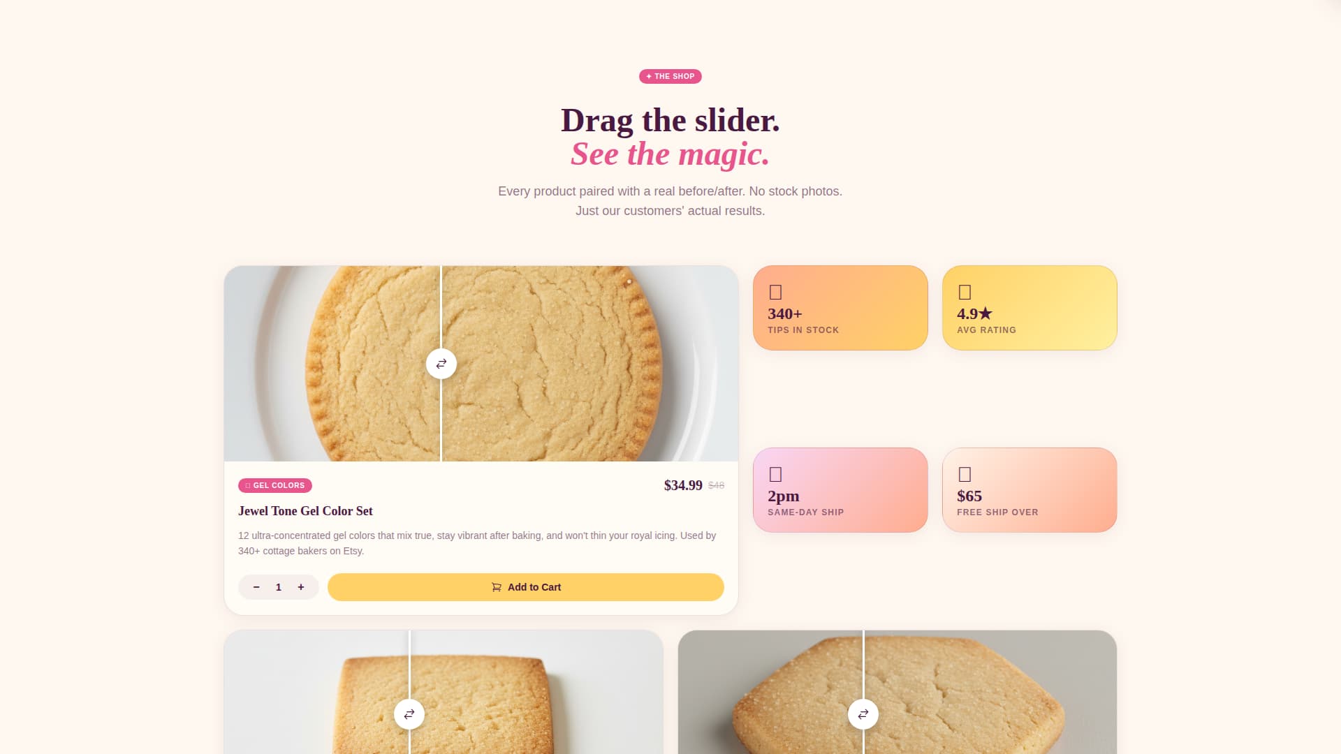 Hobby & Passion Supplies Professional Website Template