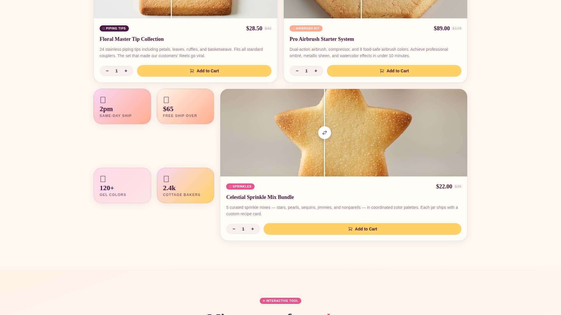 Hobby & Passion Supplies Professional Website Template