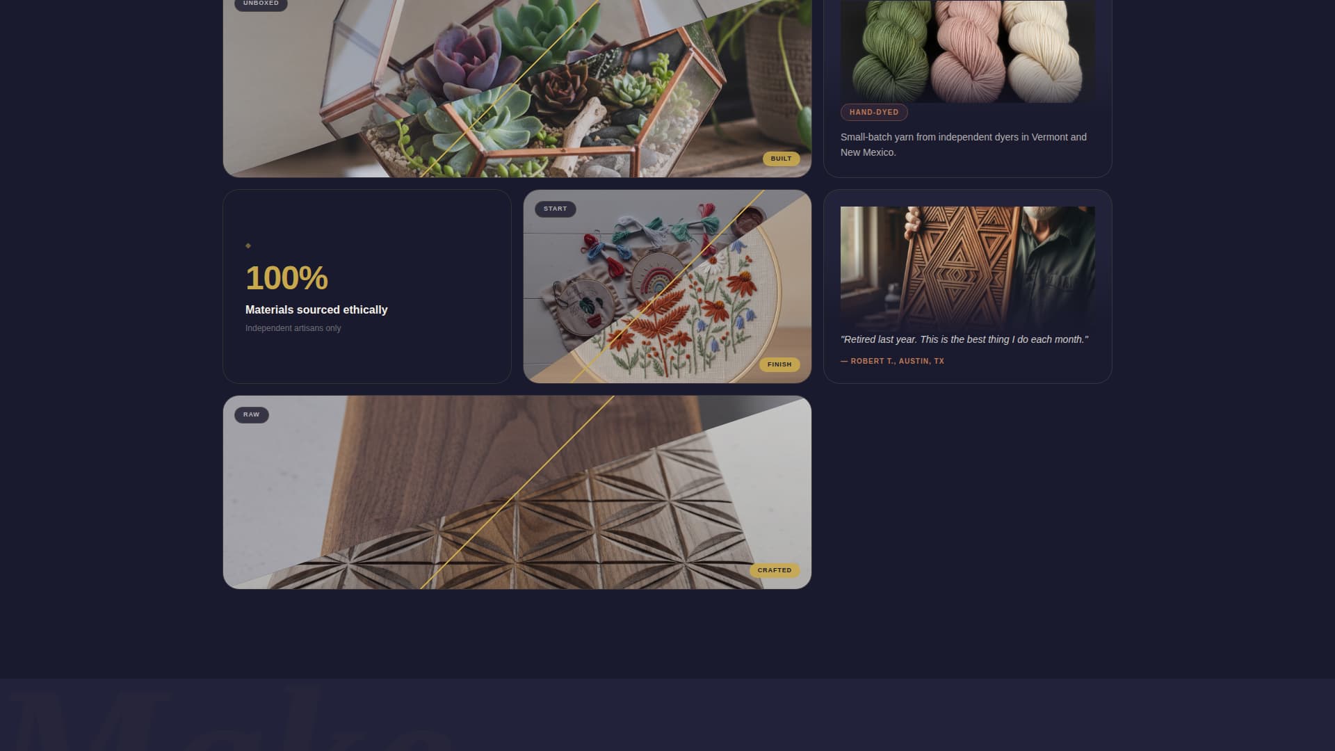 Specialist Subscription Box Services Portfolio & Case Study Website Template