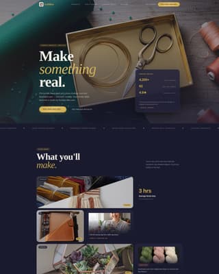 Specialist Subscription Box Services Portfolio & Case Study Website Template