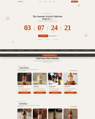 Plancha - Fiery Artisan Landing Page Template