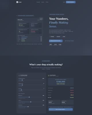 Vault — Accounting Operations Landing Page Template