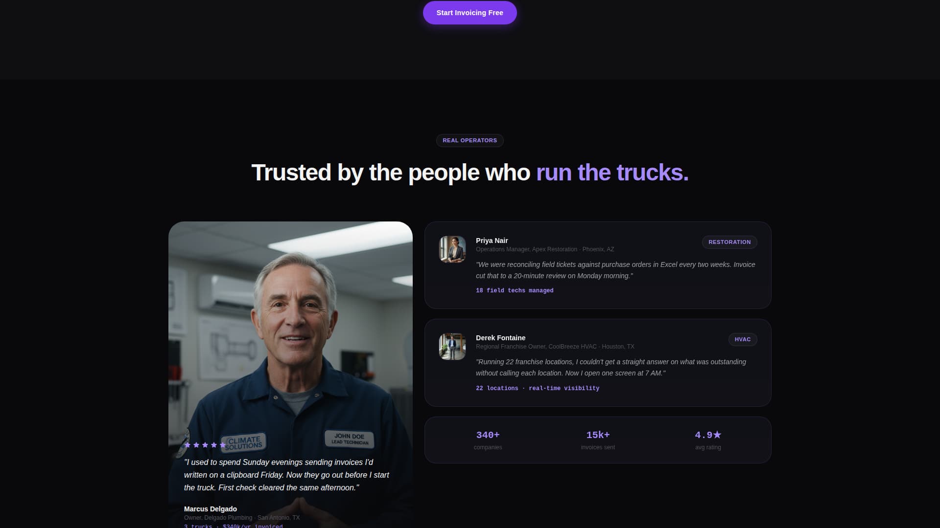 Home Services Software & SaaS Professional Website Template
