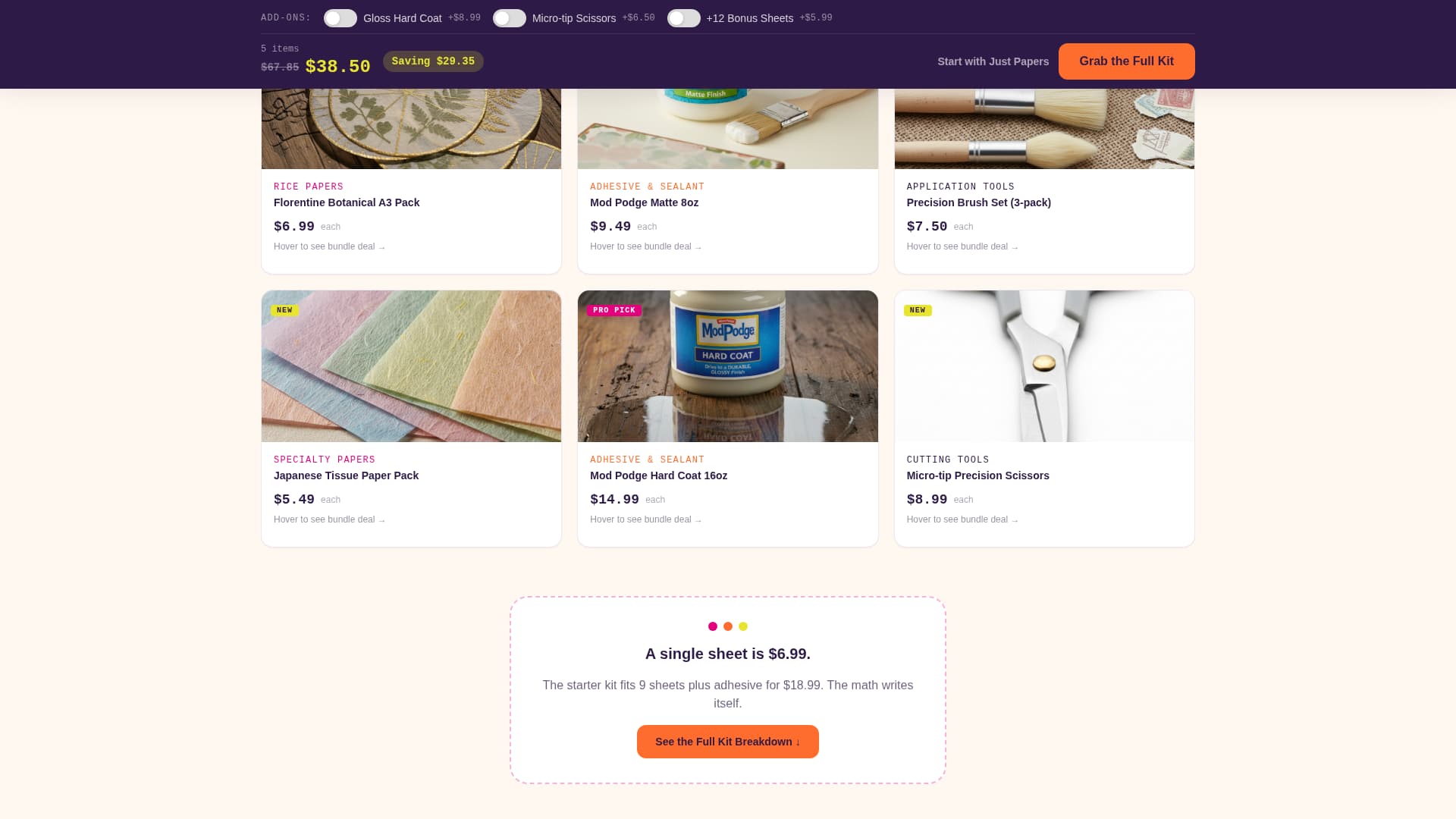 Certified Hobby & Passion Supplies Pre-Launch & Coming Soon Website Template