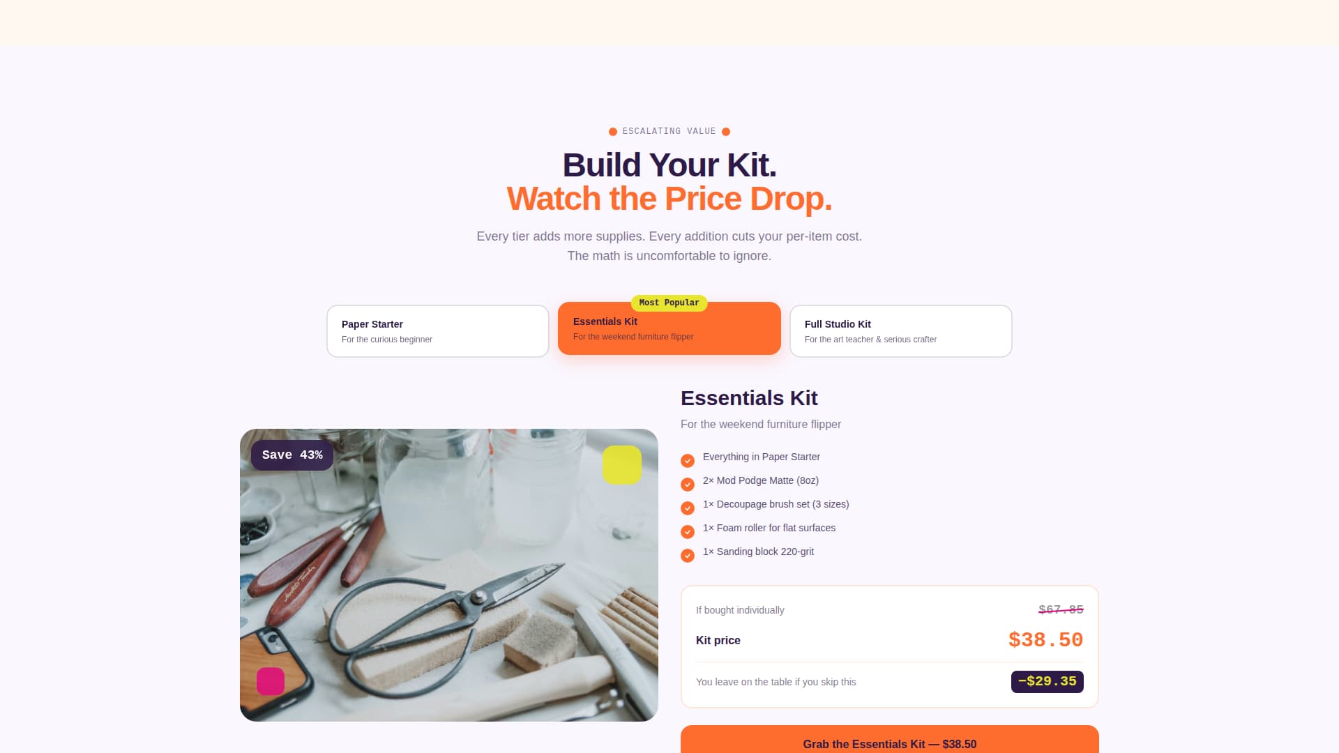 Certified Hobby & Passion Supplies Pre-Launch & Coming Soon Website Template
