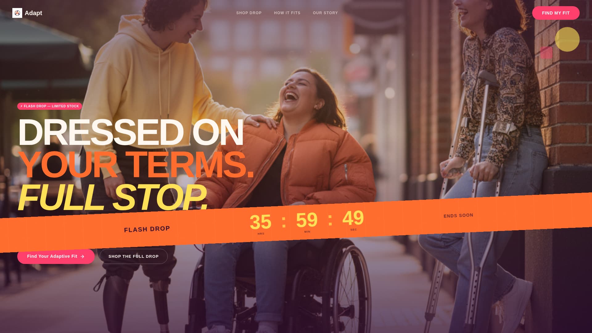 Disability-Owned Business Professional Website Template