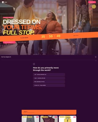 Disability-Owned Business Professional Website Template