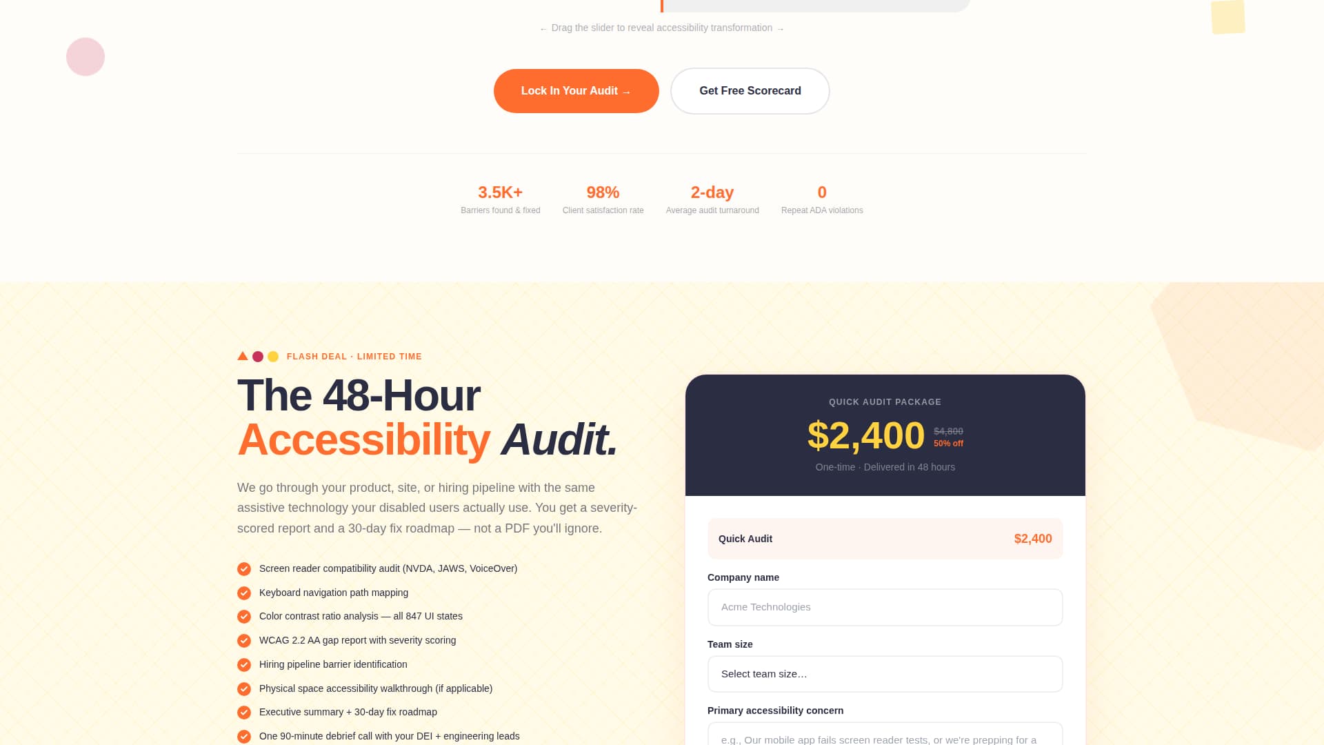 Specialist Disability-Owned Business Pre-Launch & Coming Soon Website Template