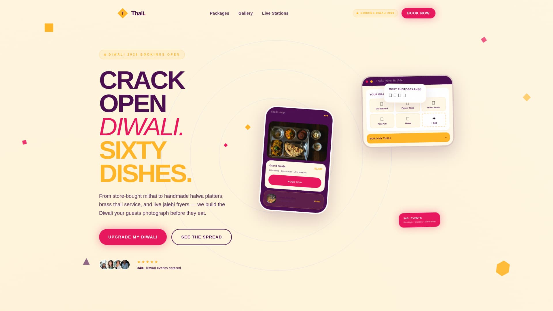 Diwali Business Professional Website Template