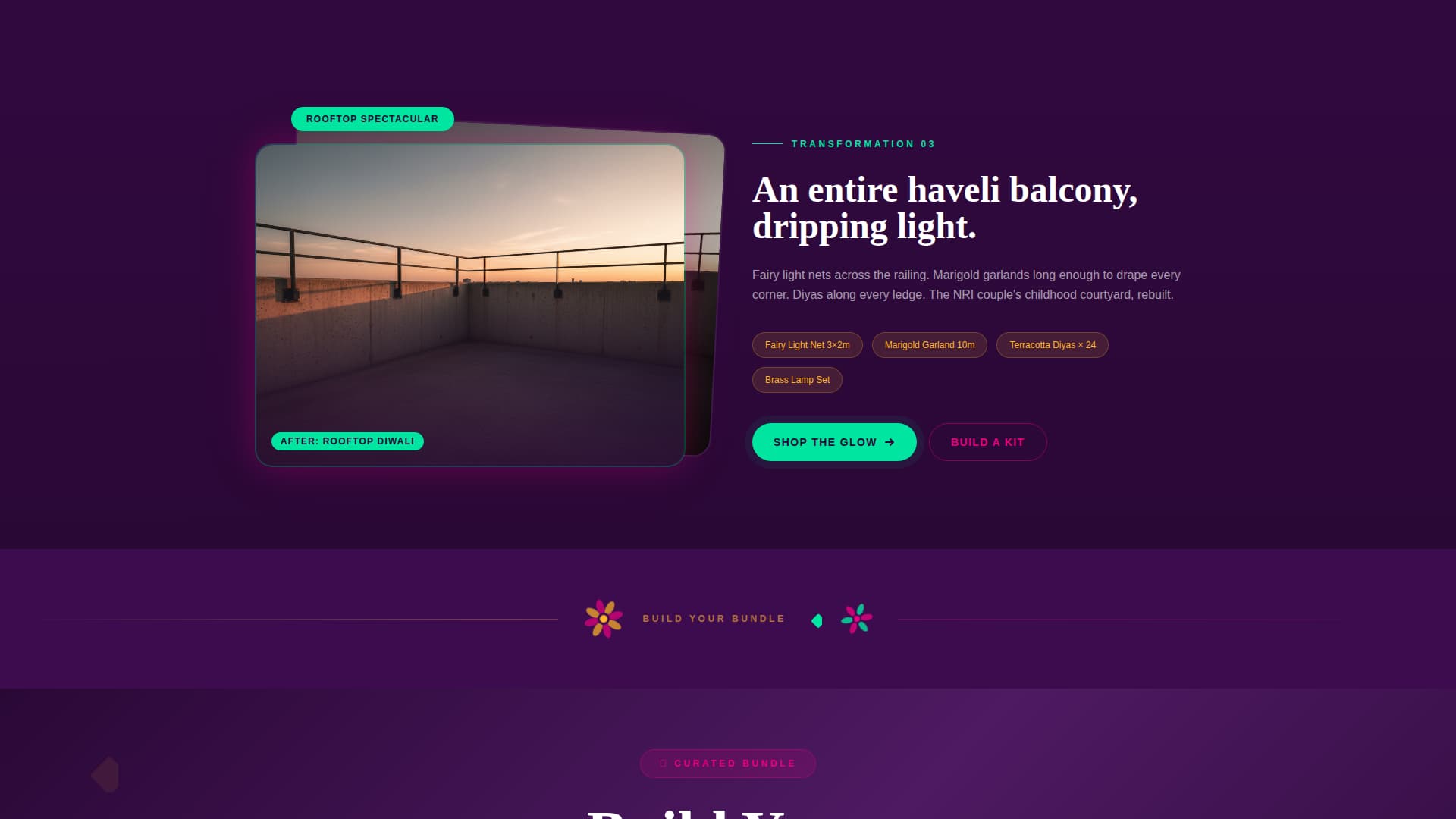 Mandala — Vibrant Diwali Celebration Landing Page Template
