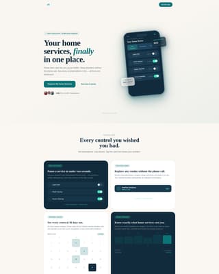 Roster - Streamlined Homeservices Landing Page Template