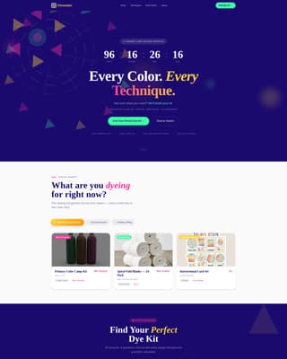 Hobby & Passion Supplies Professional Website Template
