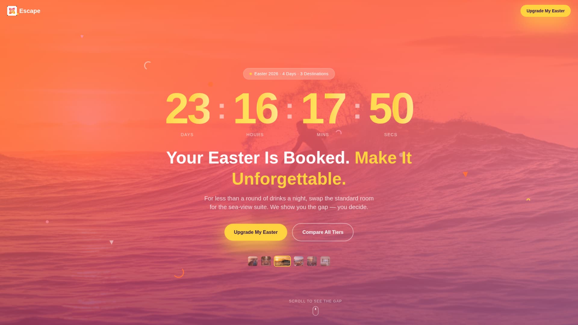 Easter Business Pricing Website Template