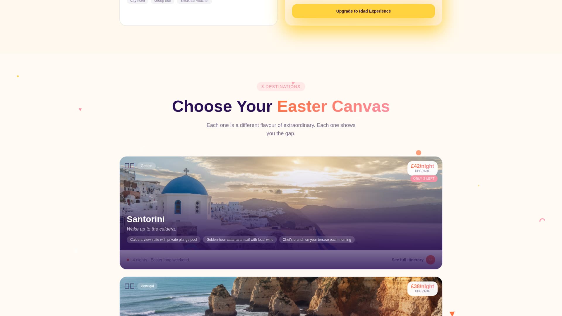 Easter Business Pricing Website Template