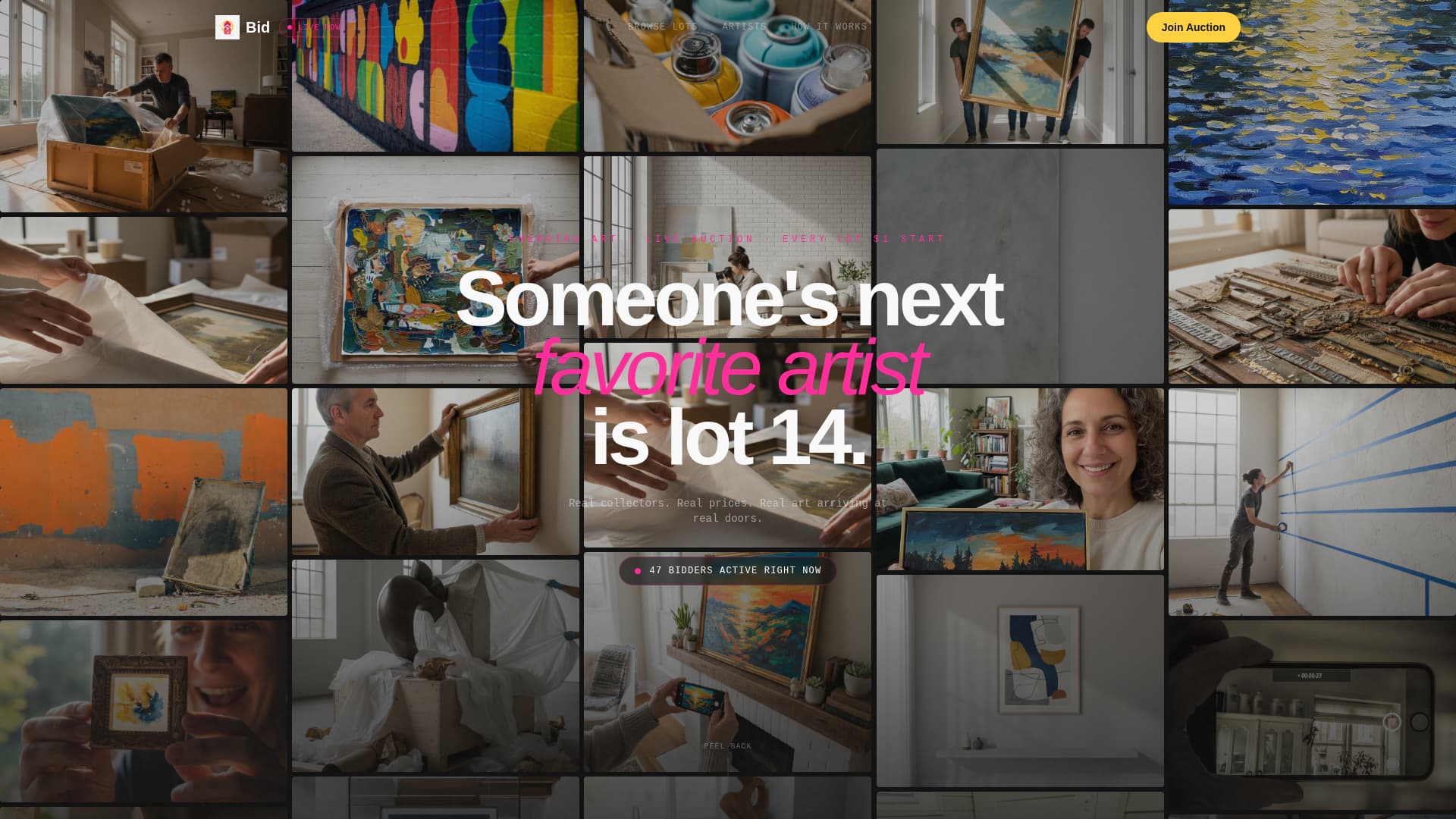 Art Auction & Dealer Professional Website Template