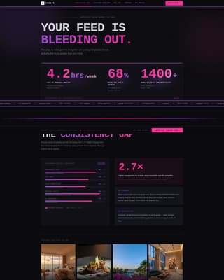 Curate - Powerful Hospitality Landing Page Template