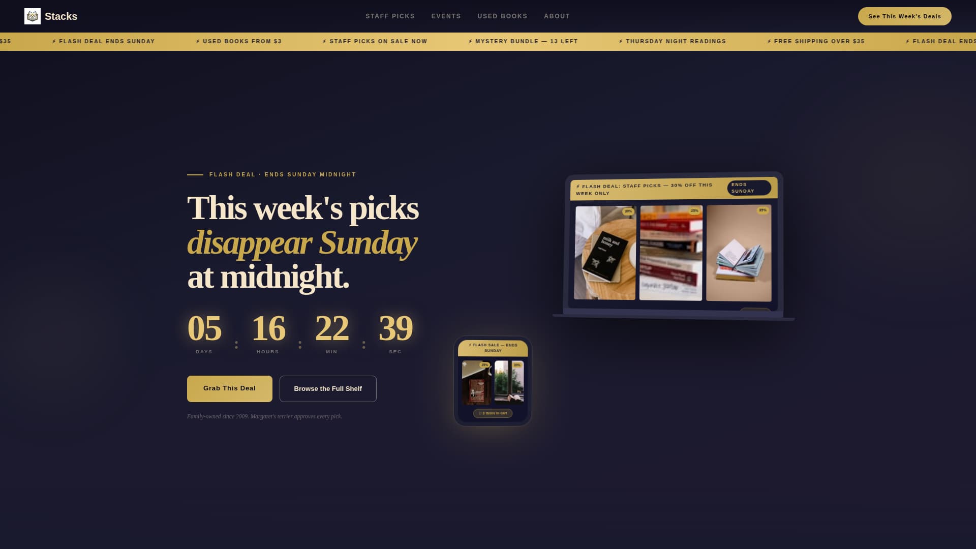 Specialist Family-Owned Business Pre-Launch & Coming Soon Website Template
