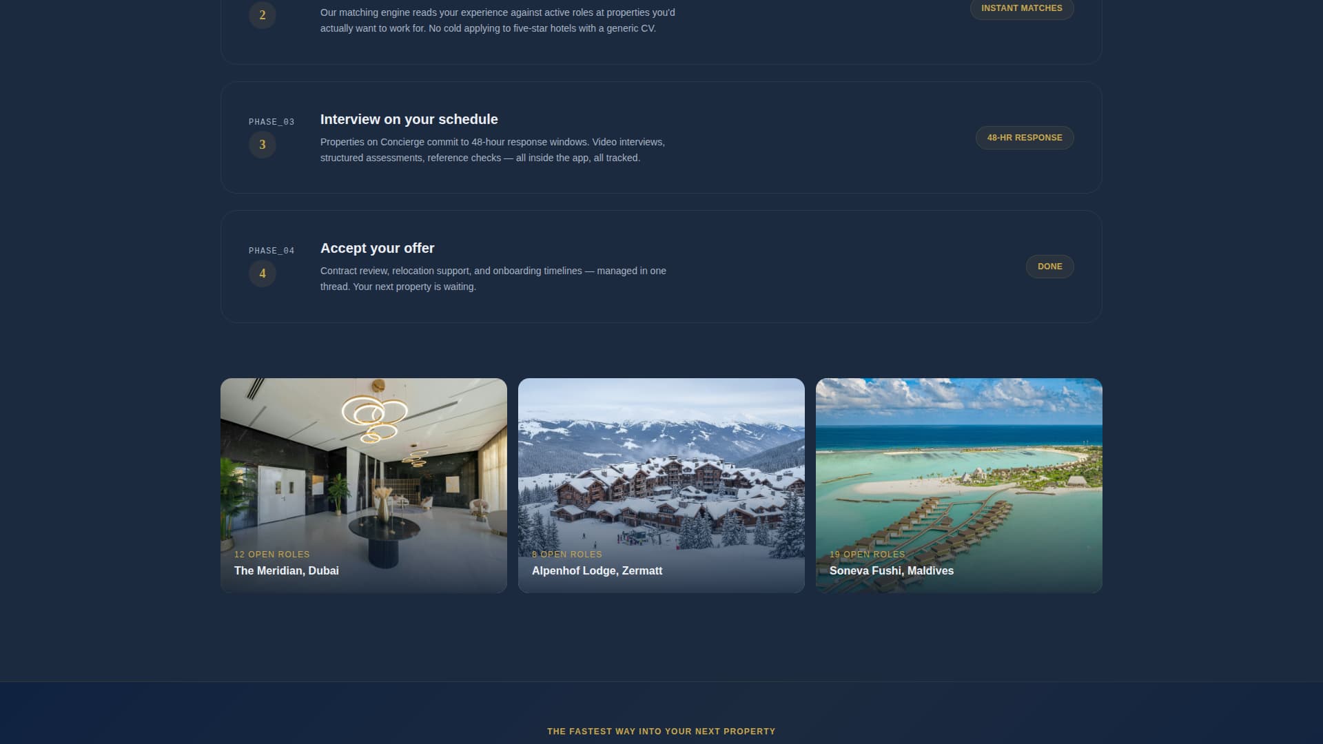 Hotel & Resort Careers & Staff Recruitment Website Template