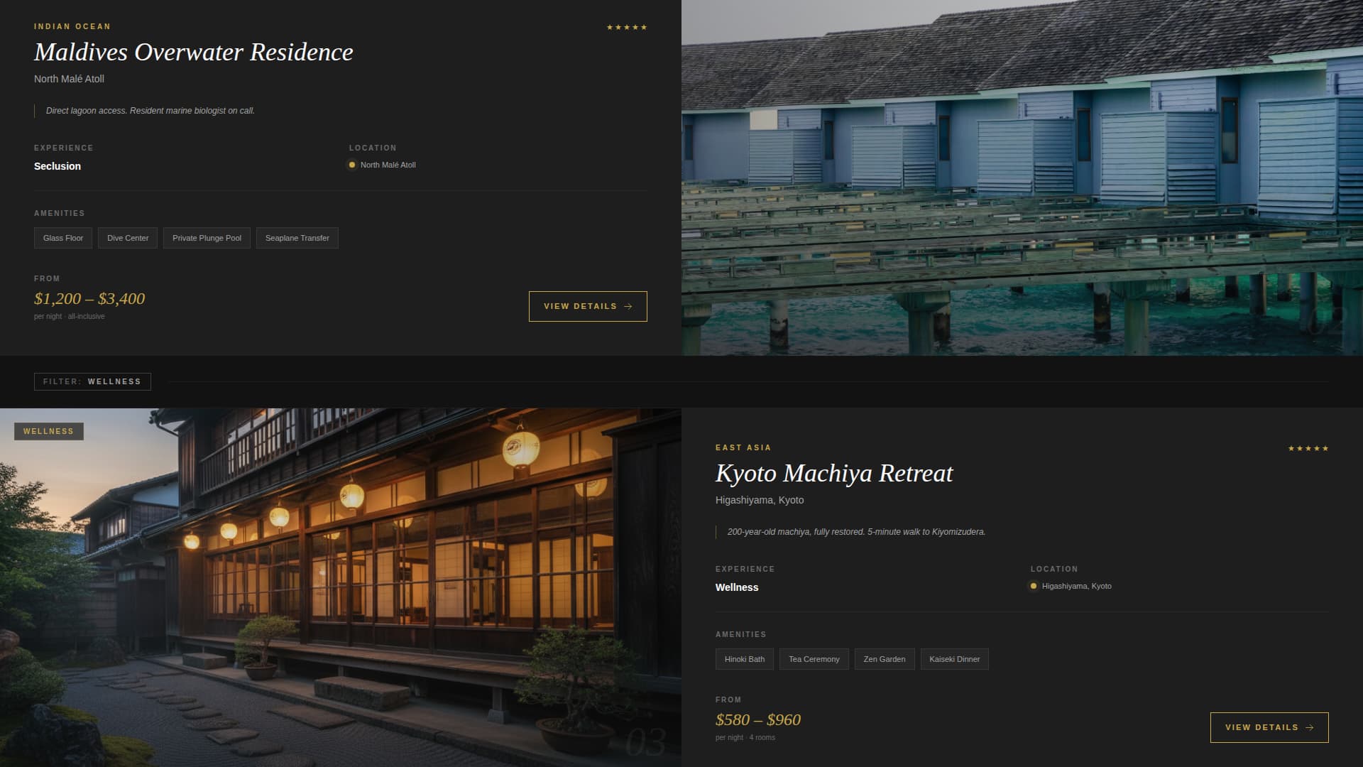 Hotel & Resort Multi-Property Portfolio Website Template
