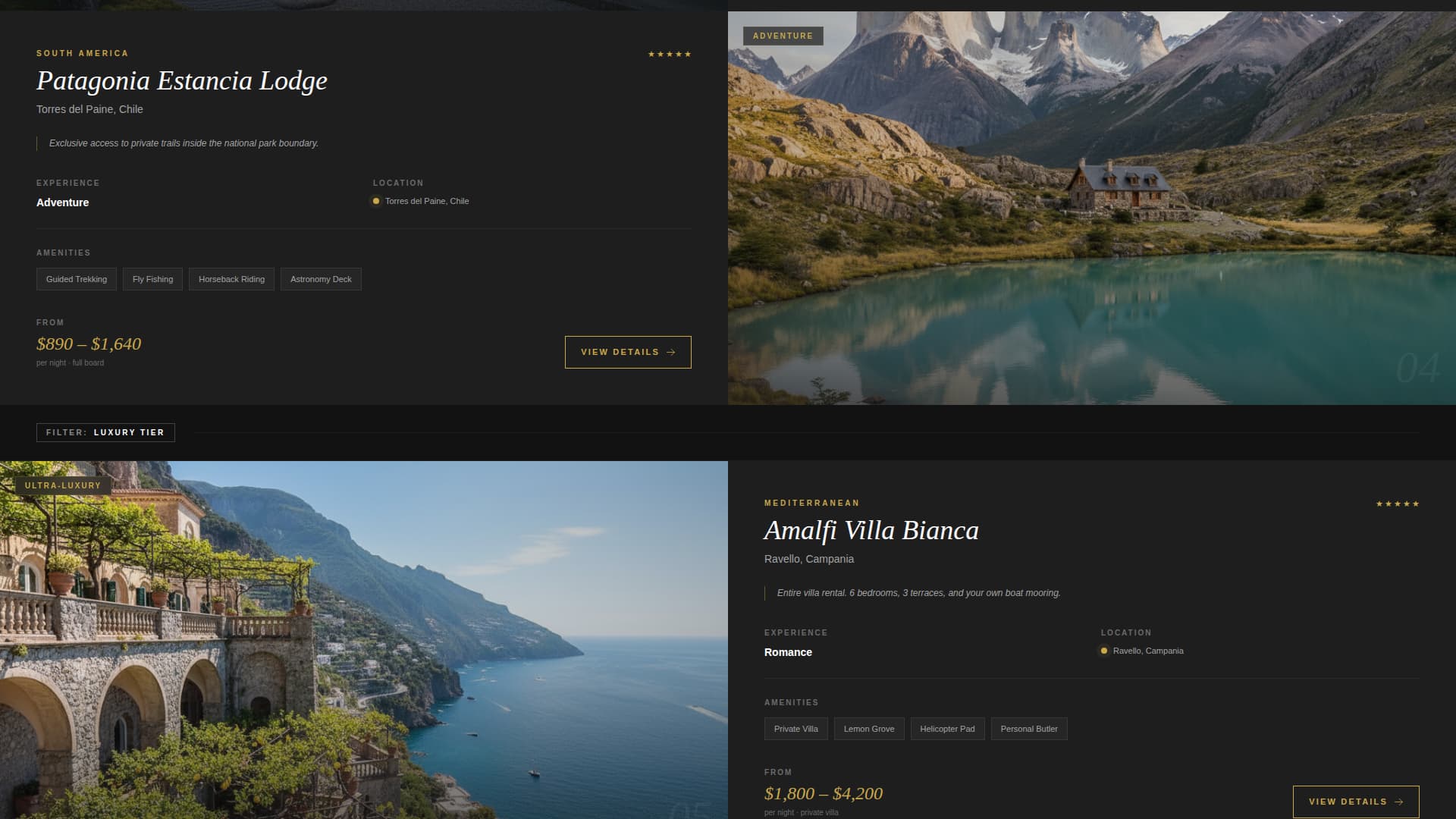 Hotel & Resort Multi-Property Portfolio Website Template